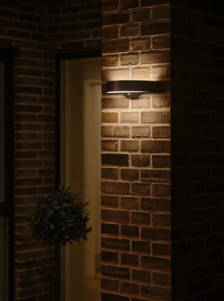 Nordlux - LED соларен стенен фенер MONAY LED/5W/5V IP44 с сензор
