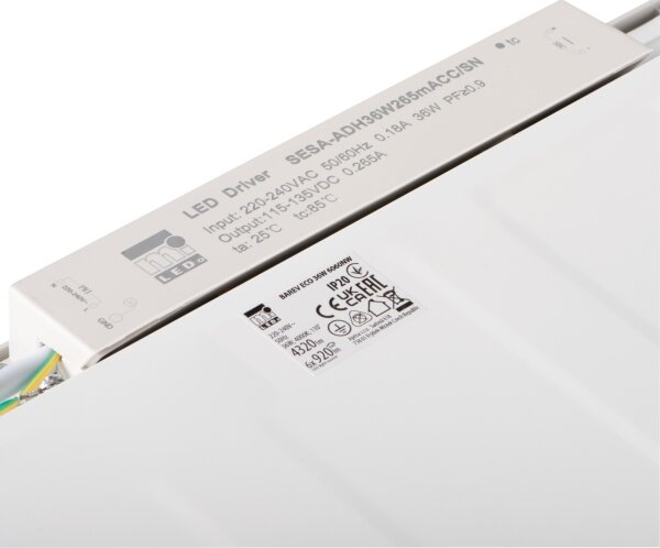 Kanlux 31169 - LED панел BAREV ECO LED/36W/230V 4000K 60x60 см
