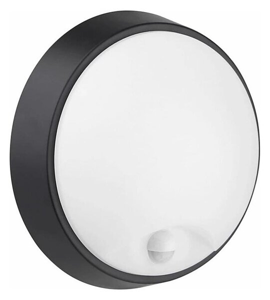 LED Екстериорен аплик със сензор LED/12W/230V IP65 черен