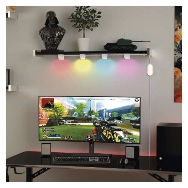 LED RGBIC+CCT Декоративни лампички GoSmart 12xLED/7W/230V 255 см Wi-Fi Tuya