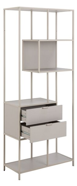 Сива библиотека 77x185x35 cm Seaford – Actona