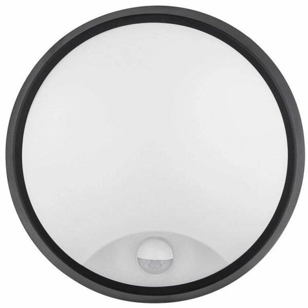 LED Екстериорен аплик със сензор LED/12W/230V IP65 черен