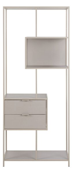 Сива библиотека 77x185x35 cm Seaford – Actona