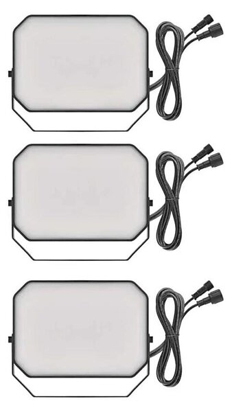 К-кт 3x LED RGBIC Димируема екстериорна прожектор LED/14W/230V 3000-6500K IP65 Wi-Fi Tuya