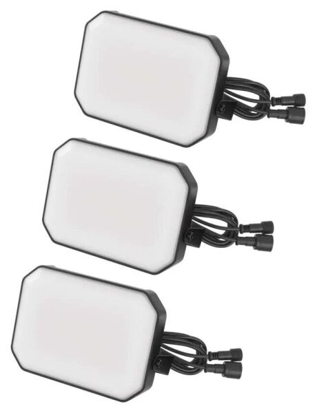 К-кт 3x LED RGBIC Димируема екстериорна прожектор LED/14W/230V 3000-6500K IP65 Wi-Fi Tuya