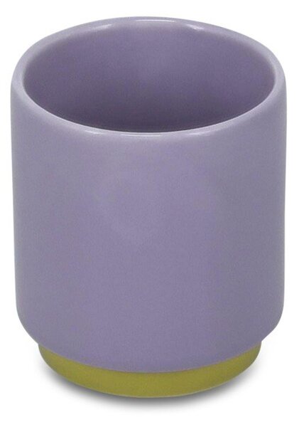 Зелена/лилава глинена чаша 270 ml Duo – ONA