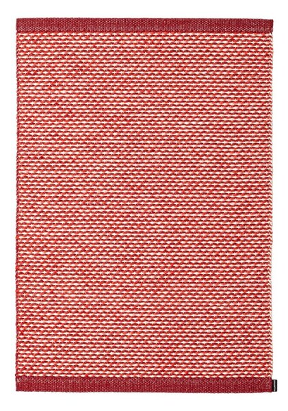 Червен килим за открито и закрито 60x85 cm Effi Dark Red – Pappelina