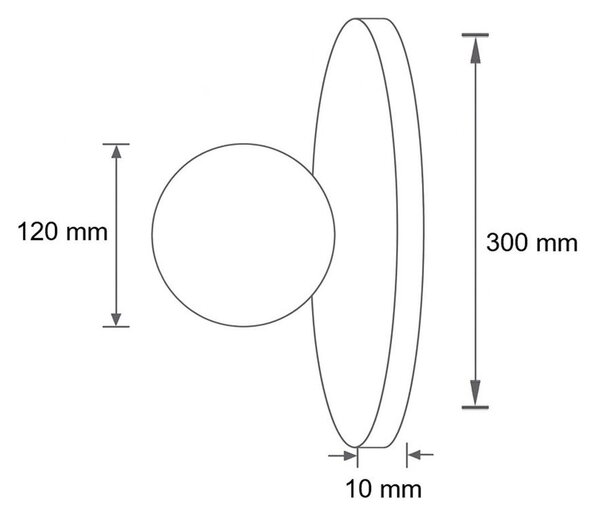 Бежово каменно осветително тяло за таван със стъклен абажур ø 12 cm Hilde – Opviq lights