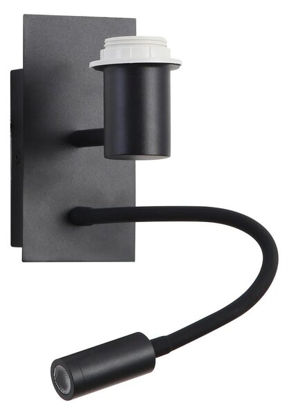 Brilagi - LED Гъвкав аплик NUBILA 1xE27/25W/230V + LED/3W черен