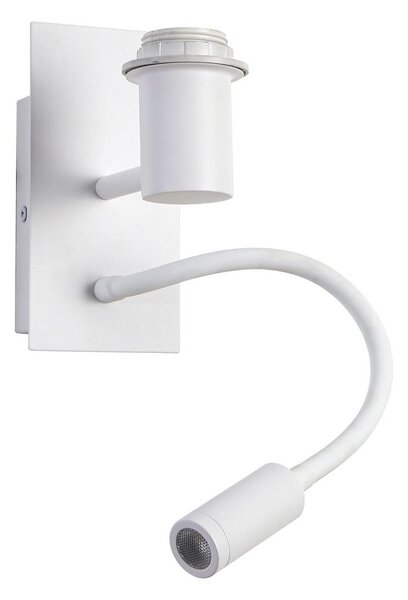 Brilagi - LED Гъвкав аплик NUBILA 1xE27/25W/230V + LED/3W бял