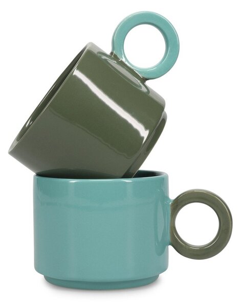 Синя глинена чаша 280 ml Lou – ONA