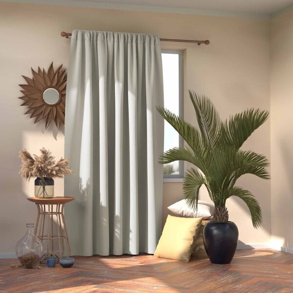 Бяло затъмняващо перде 140x270 cm Kierra – Restilo