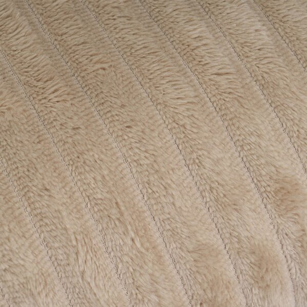 Кафяво одеяло от микроплюш 130x160 cm Fur Velvet – Casa Selección