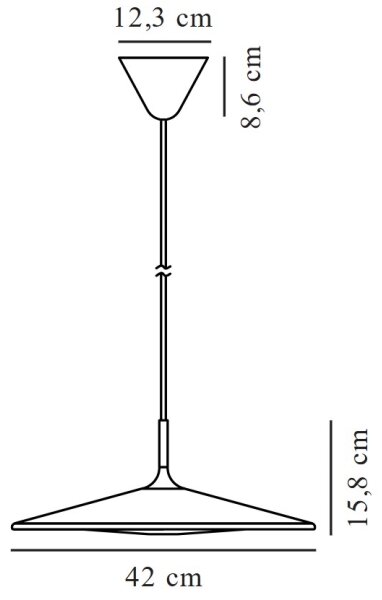 Nordlux - LED Димируем пендел BALANCE LED/230V