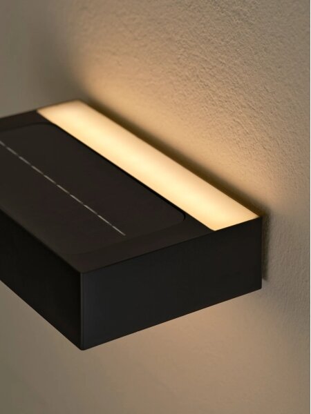 Nordlux - LED соларен стенен фенер MONAY LED/5W/5V IP44 с сензор