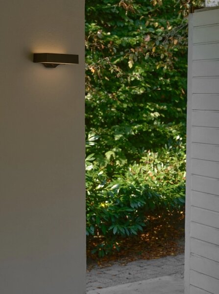 Nordlux - LED соларен стенен фенер MONAY LED/5W/5V IP44 с сензор