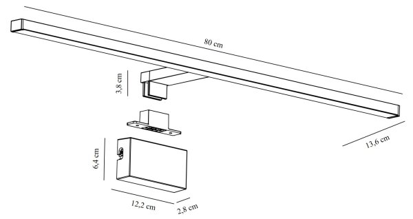 Nordlux - LED осветление за баня MARLEE LED/11,5W/230V IP44