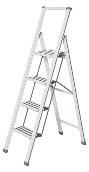 Бяла метална стълба 153 cm – Wenko