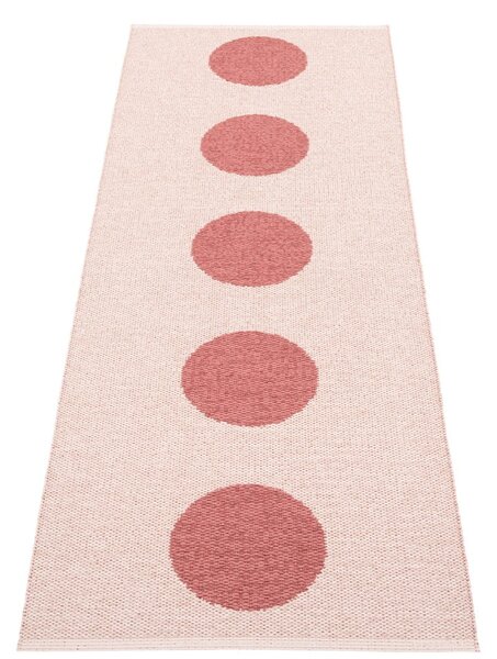 Светлочервена пътека за открито и закрито 70x200 cm Vera Pop Blush – Pappelina
