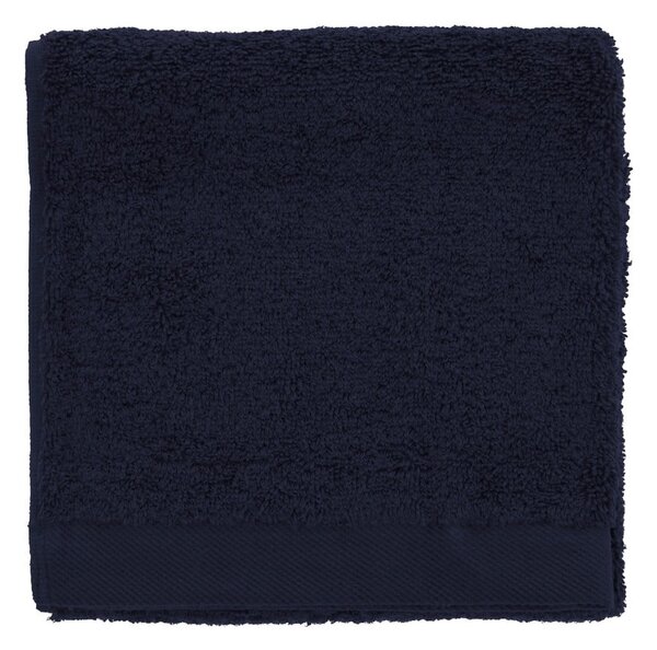 Тъмносиня памучна кърпа от тери 40x60 cm Comfort – Södahl