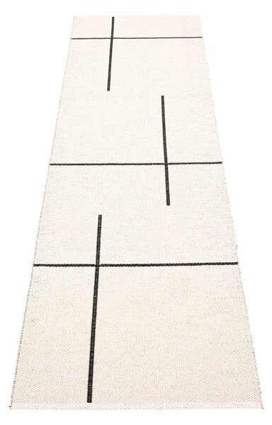 Черна пътека за открито и закрито 70x270 cm Fred Black – Pappelina