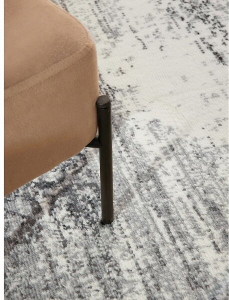 Сиво-кремав кръгъл килим ø 120 cm Gloria Lydia – Hanse Home