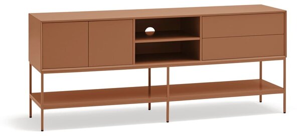 Маса за телевизор в тухлен цвят 175x74x45 cm Platt – Teulat