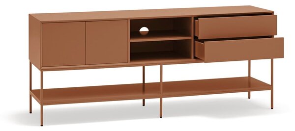 Маса за телевизор в тухлен цвят 175x74x45 cm Platt – Teulat