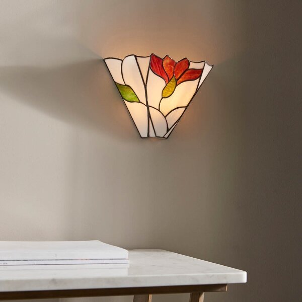 Endon 63964 - Настенно осветително тяло Tiffany BOTANICA 1xE14/40W/230V