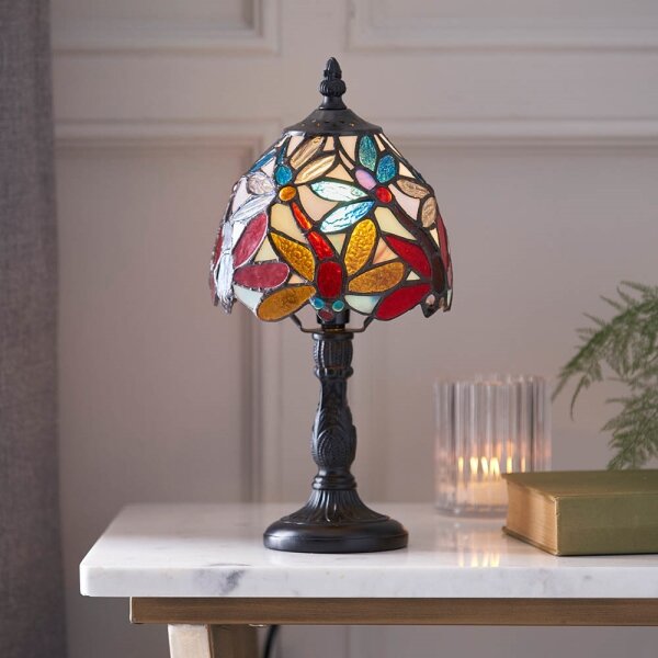Endon 64246 - Настолна лампа Tiffany LORETTE 1xE14/40W/230V Ø 15 cm