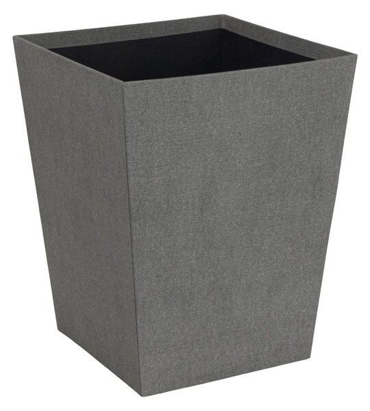 Сиво офис кошче за боклук Sofia Canvas Paper Laminate – Bigso