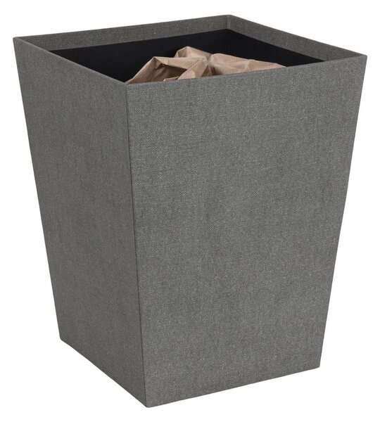 Сиво офис кошче за боклук Sofia Canvas Paper Laminate – Bigso