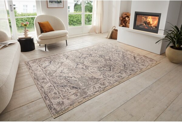 Сиво-бежов килим 80x120 cm Terrain Designer Sand – Hanse Home