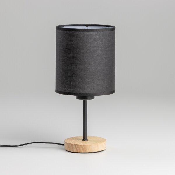 Brilagi - Настолна лампа NUBILA WOOD 1xE27/25W/230V дъб/черен
