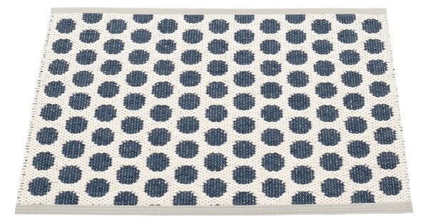 Тъмносин килим за открито и закрито 70x50 cm Noa Dark Blue – Pappelina