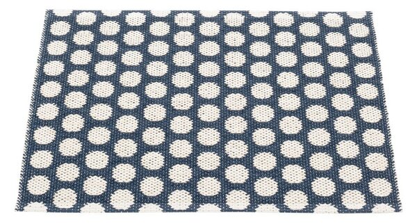 Тъмносин килим за открито и закрито 70x50 cm Noa Dark Blue – Pappelina