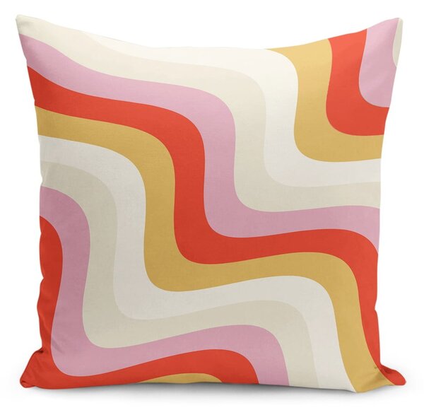 Калъфка за възглавница 43x43 cm Creamy Raspberry Swirl – Mila Home