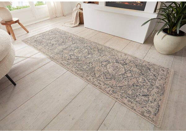 Сиво-бежова пътека 80x200 cm Terrain Designer Sand – Hanse Home
