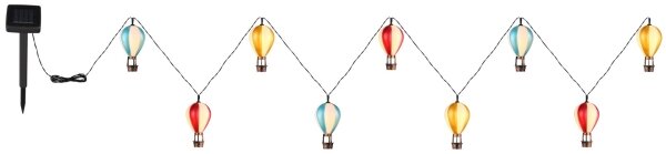 Globo 36139-9 - LED Соларна верига 9xLED/0,06W/3V 390 см IP44
