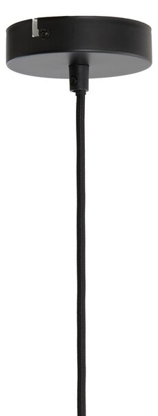 Висящо осветително тяло петролено с текстилен абажур ø 60 cm Malacia – Light & Living