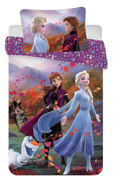 Памучно детско спално бельо 100x135 cm Frozen "Wind" – Jerry Fabrics