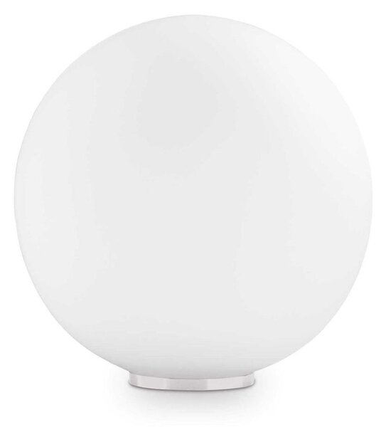 Ideal Lux - Настолна лампа MAPA 1xE27/42W/230V Ø 40 см бяла