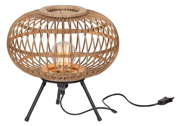 Настолна лампа BASICLABEL 1xE27/40W/230V бамбук