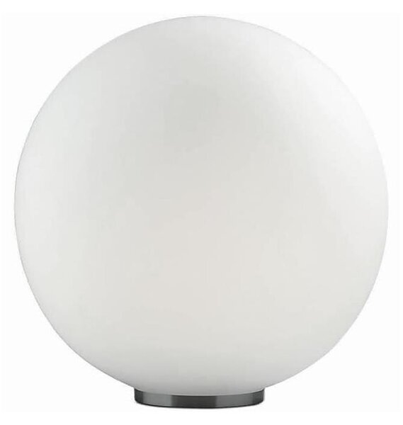 Ideal Lux - Настолна лампа MAPA 1xE27/42W/230V Ø 30 см бяла