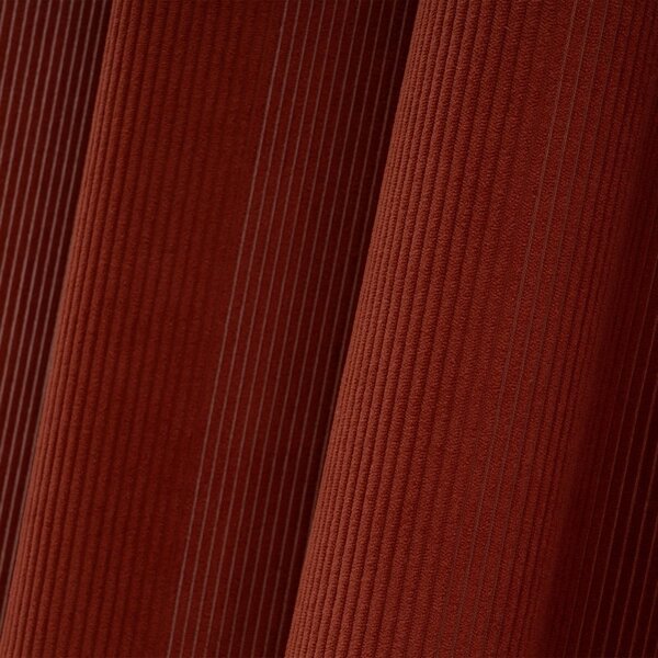 Завеса от рипсено кадифе в теракотен цвят 140x260 cm Merely – Casa Selección