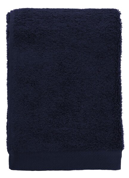 Тъмносиня памучна кърпа от тери 50x100 cm Comfort – Södahl