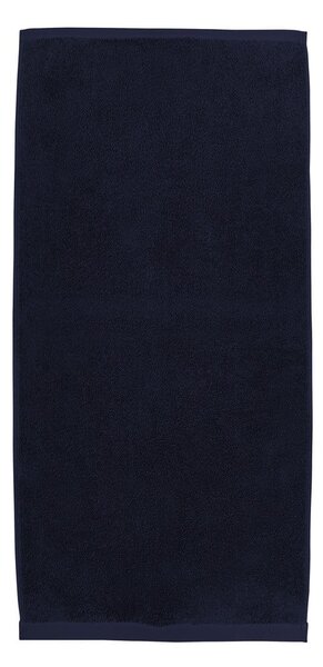 Тъмносиня памучна кърпа от тери 50x100 cm Comfort – Södahl