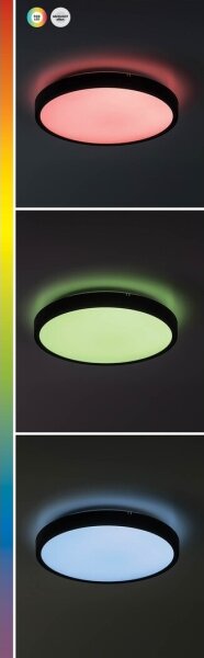 Rabalux 71431-LED RGB ALENZO 36W/230V IP44 Wi-Fi бял таванен LED лампион