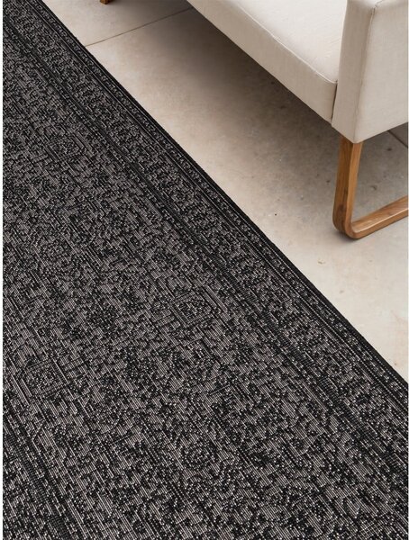 Черно-бялa пътека за открито и закрито 80x250 cm Duet Kona – NORTHRUGS