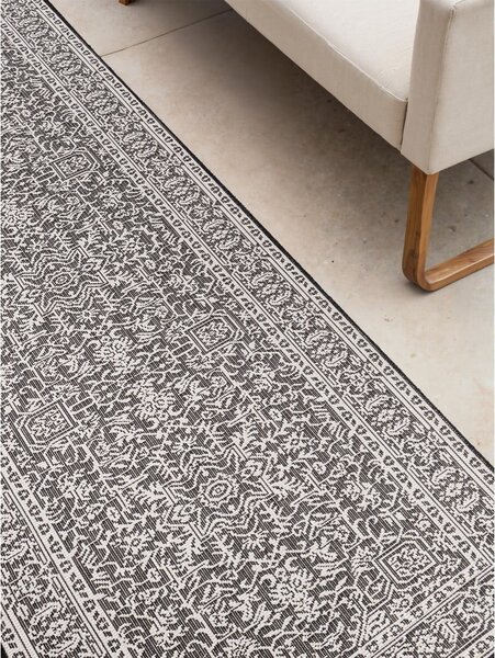 Черно-бялa пътека за открито и закрито 80x250 cm Duet Kona – NORTHRUGS